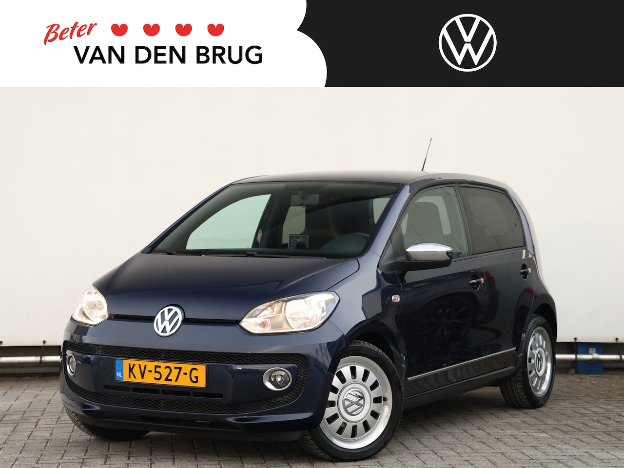 Volkswagen Up! - 1.0 high up! 75PK I Airco I Cruise control I Stoelverwarming I Parkeersensoren - AutoWereld.nl