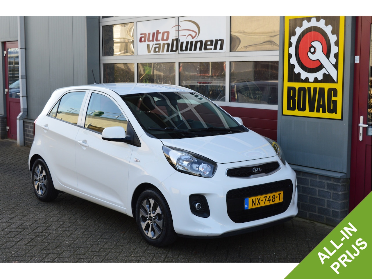 Kia Picanto - 1.0 CVVT EconomyPlusLine O.a: Camera, Navi, Airco, Bluetooth, Rijklaar, Etc. All-in prijs! - AutoWereld.nl