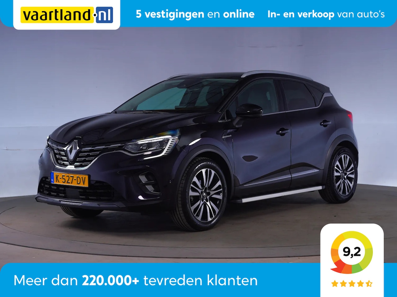 Renault Captur - 1.3 TCe 154pk Initiale Paris Aut. [ Leder Navi LED ] - AutoWereld.nl