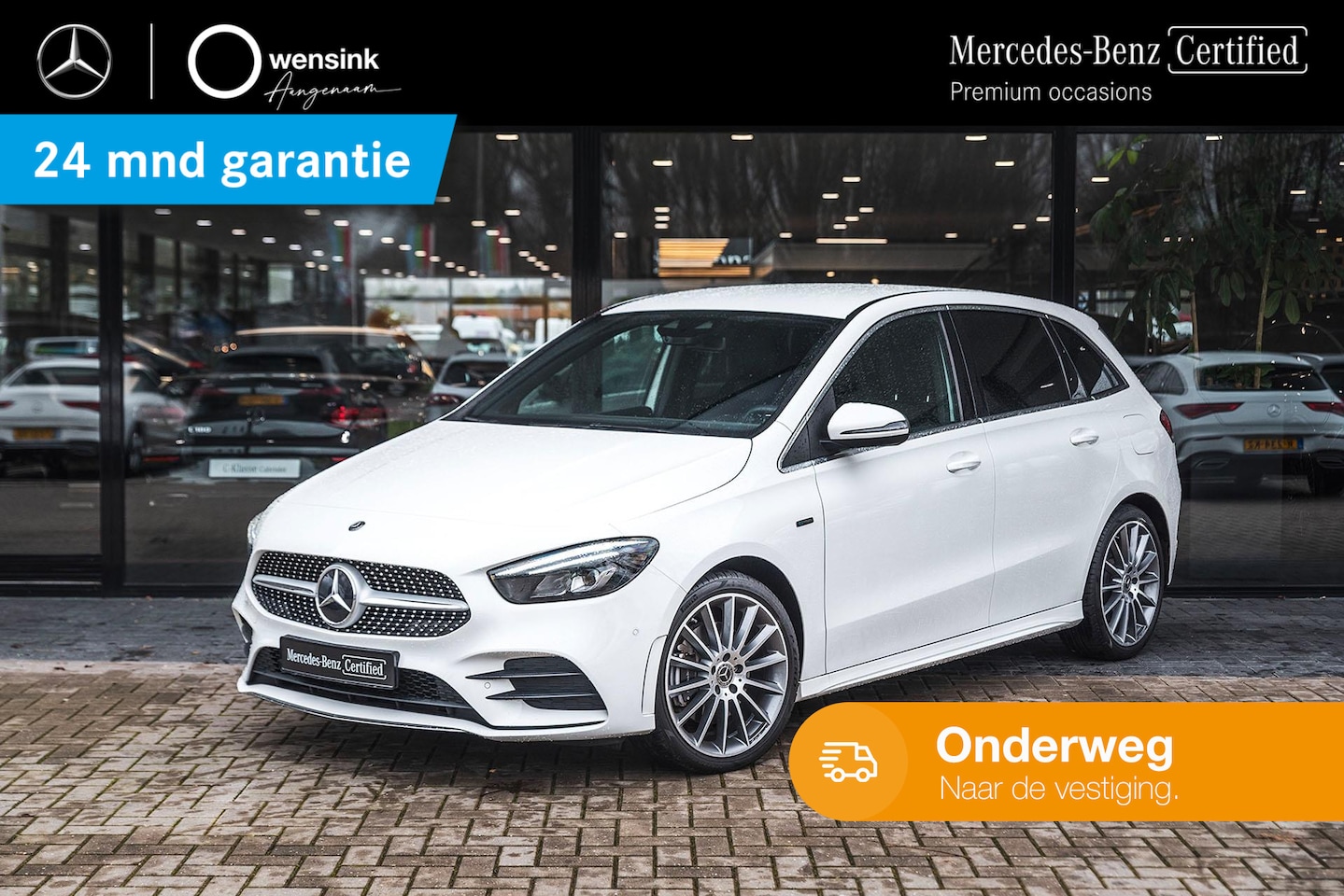 Mercedes-Benz B-klasse - 250e AMG line | Achteruitrijcamera | Widescreen | Stoelverwarming | Trekhaak - AutoWereld.nl