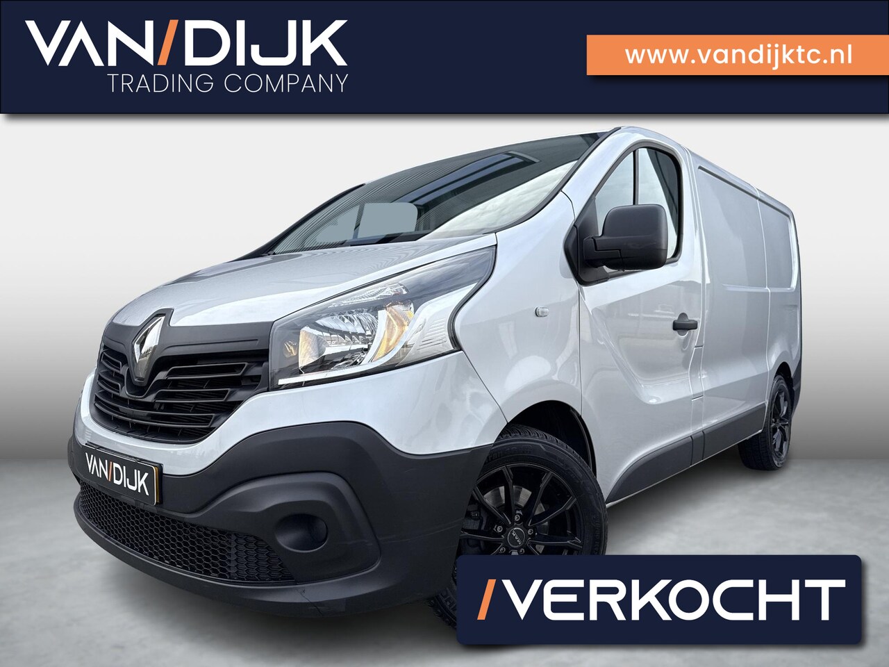 Renault Trafic - 1.6 dCi T27 L1H1 Comfort ✓Airco ✓Cruise ✓Bluetooth telefoon ✓Parkeersensoren ✓Schuifdeur R - AutoWereld.nl