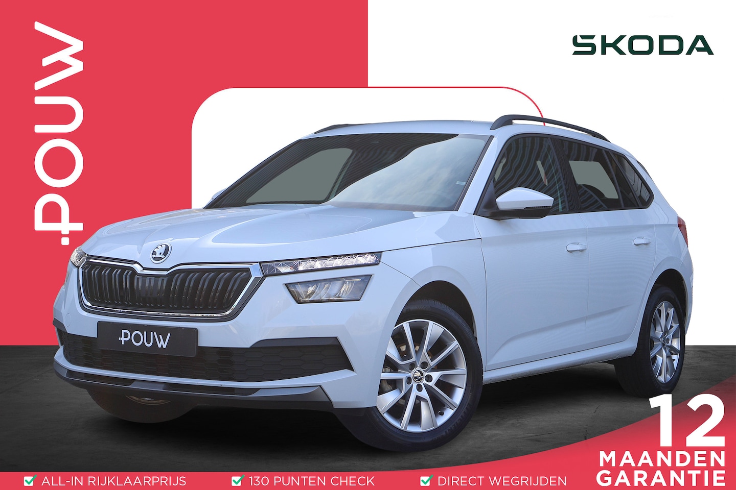 Skoda Kamiq - 1.0 TSI 110pk Sport Business | Trekhaak | Airco Automatisch | Apple CarPlay/ Android Auto - AutoWereld.nl