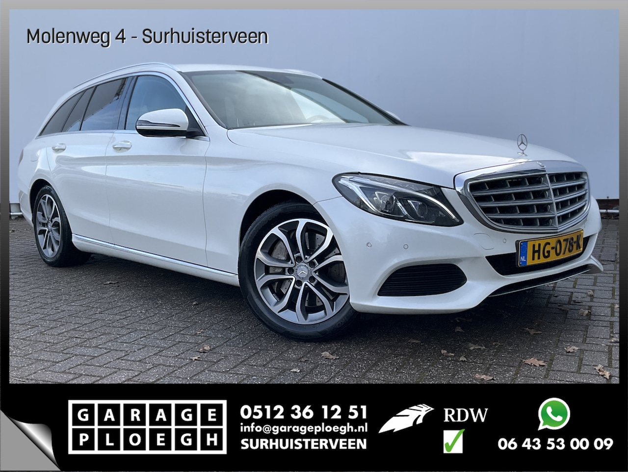 Mercedes-Benz C-klasse Estate - 350 e Leer/Memo Burmester Full-Led Stoelverw Phev Plug-In Lease Edition - AutoWereld.nl