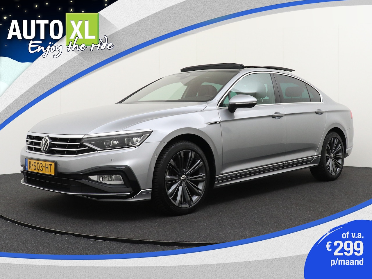 Volkswagen Passat - 1.5 TSI R-Line Pano-dak Leder Adapt. Cruise 360*Camera - AutoWereld.nl