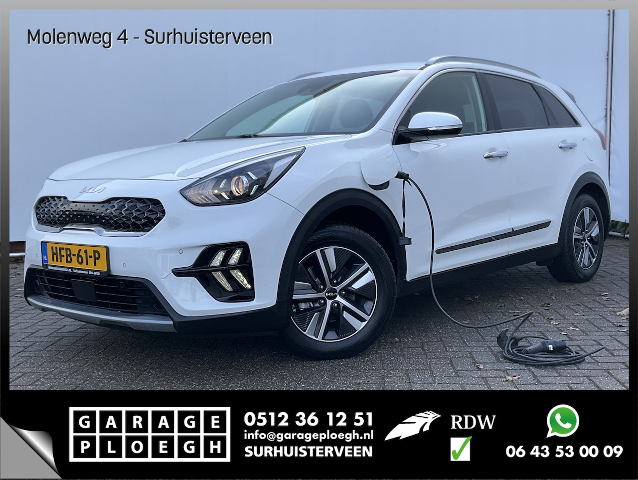 Kia Niro - 1.6 GDi PHEV DynamicLine Carplay Stoel.Stuurverw. Nav/Cam Plug in - AutoWereld.nl