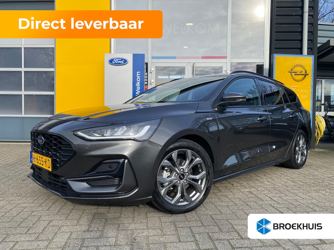 Ford Focus Wagon - 1.0 EcoBoost Hybrid ST Line X | NAVIGATIE GROOT| B&O SOUND| KEYLESS| CAMERA| STOEL/STUUR&V - AutoWereld.nl