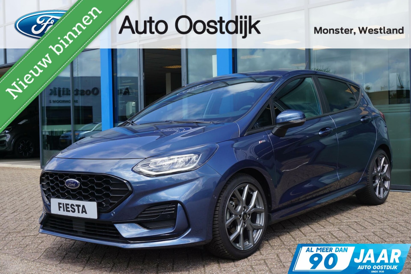 Ford Fiesta - 1.0 EcoBoost ST-Line 100PK Winterpack Camera Adaptieve Cruise Climate Keyless Carplay-Navi - AutoWereld.nl