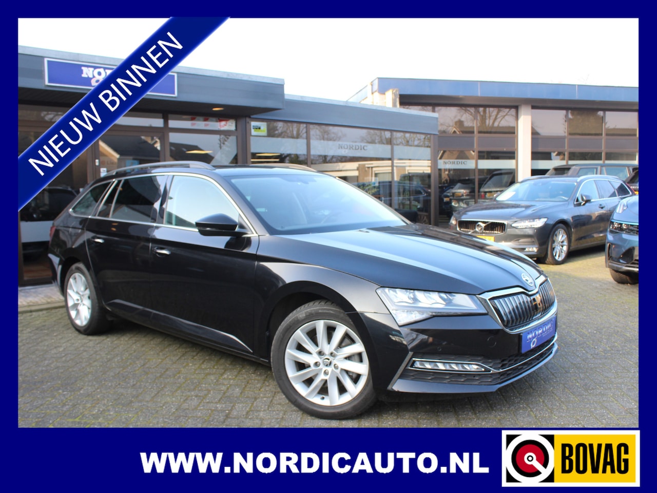 Skoda Superb Combi - 1.4 TSI iV AMBITION DSG PLUG IN HYBRID NAVIGATIE - A RIJ CAMERA - STOELVERW.- ELECTR. BEST - AutoWereld.nl