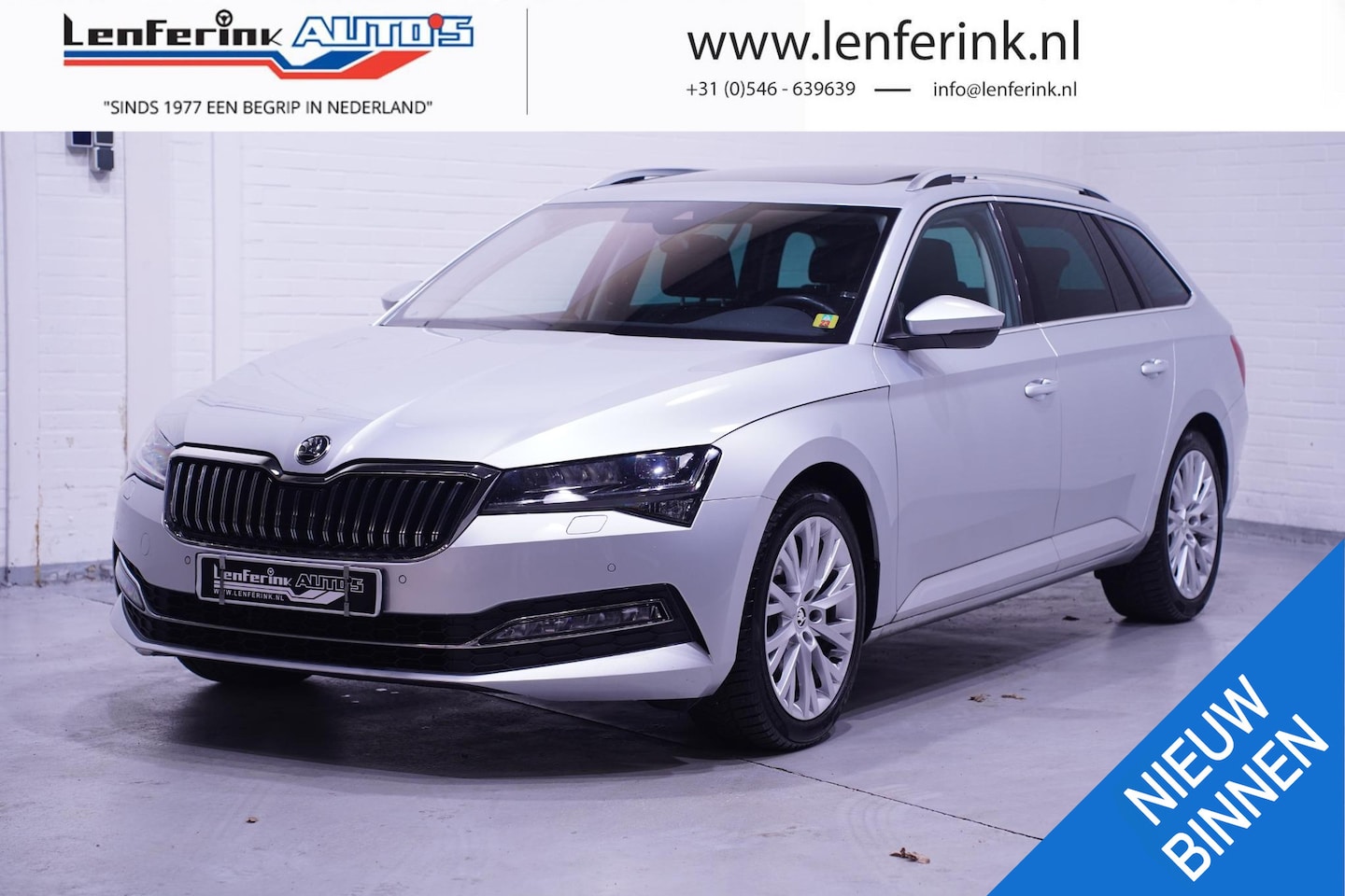 Skoda Superb - 1.5 TSI ACT Business Edition pano-dak Canton speakers DAB trekhaak leder-alcantara bekledi - AutoWereld.nl