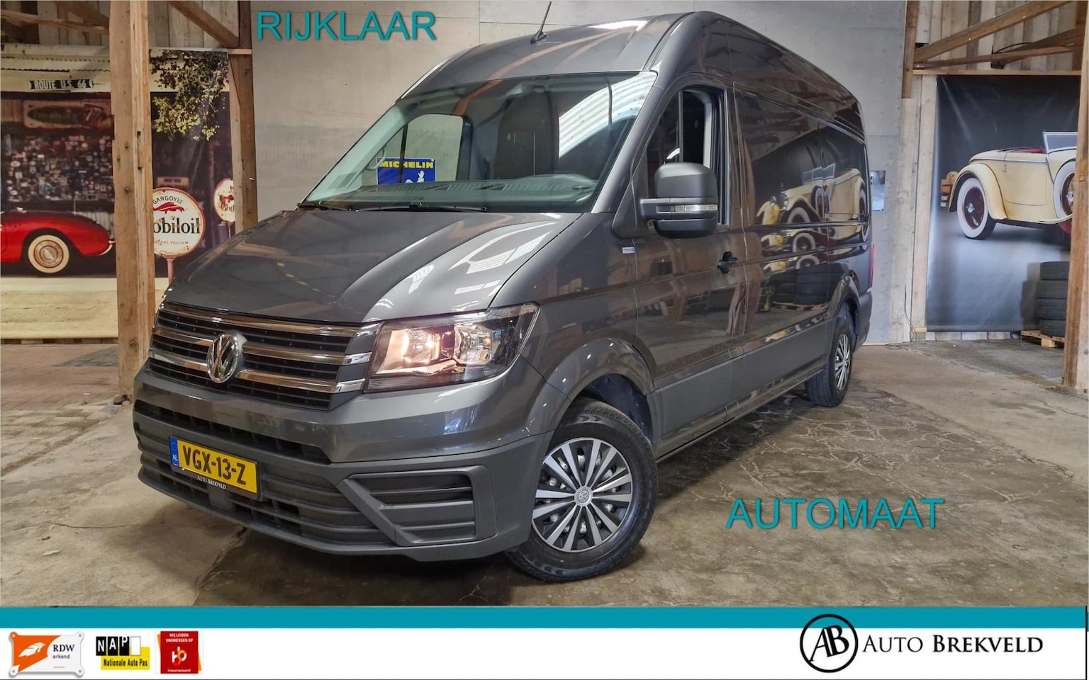 Volkswagen Crafter - 35 2.0 TDI L3H3 Highline AUTOMAAT 140PK | Rijklaar | Camera | Cruise | DAB - AutoWereld.nl