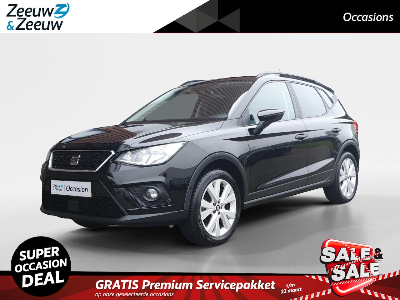 Seat Arona - 1.0 TSI Style Business Intense | Trekhaak| Navigatie | Camera | Adaptieve cruise control | - AutoWereld.nl