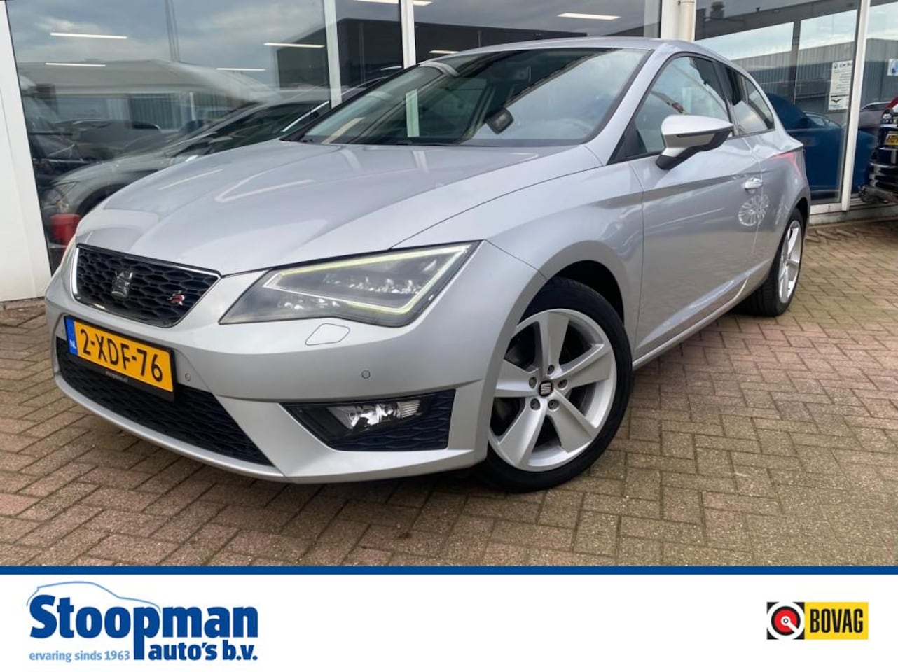 Seat Leon - 1.4 TSI FR Business Clima Cruise Navi PDC 123.610km - AutoWereld.nl