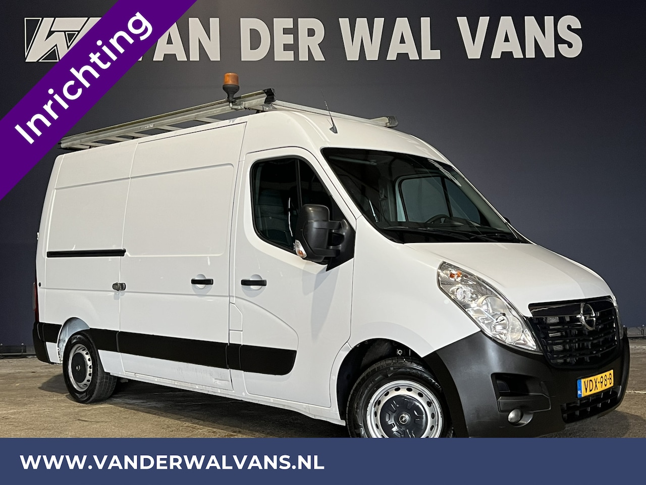 Opel Movano - 2.3 CDTI 146pk L2H2 inrichting Euro6 Airco | omvormer | Camera | Navigatie | 2500kg trekha - AutoWereld.nl