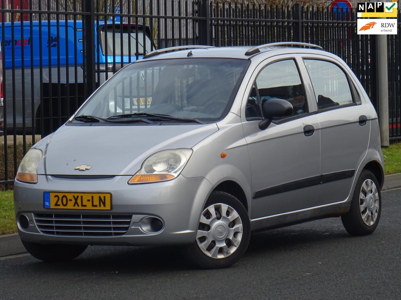 Chevrolet Matiz - 0.8 Style 99DKM/NAP/STUURBEKR/AIRCO/APK 2026 - AutoWereld.nl