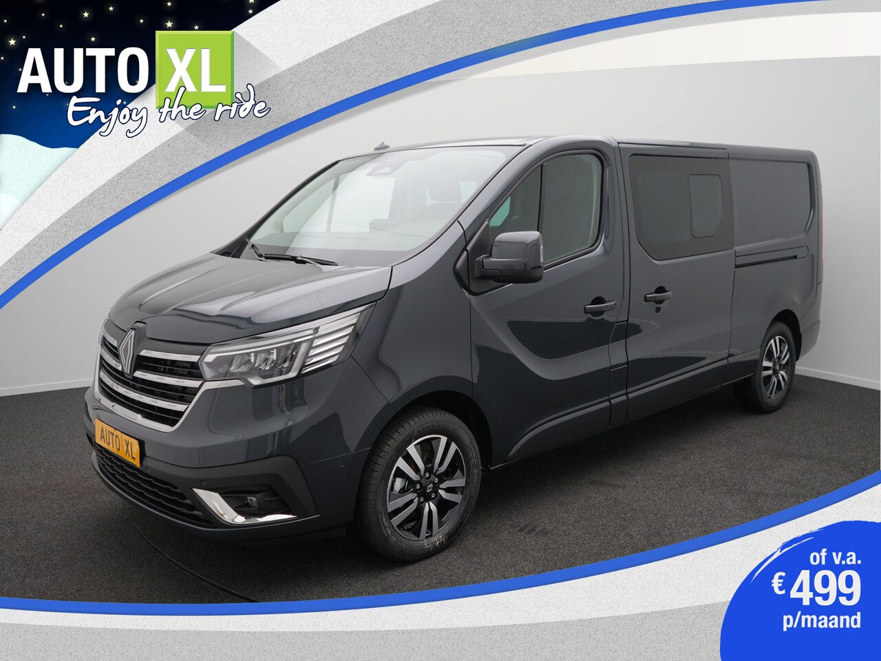 Renault Trafic - 2.0 Aut. 150 PK L2H1 DC 5-Pers 2x Schuifdeur Camera Carplay - AutoWereld.nl