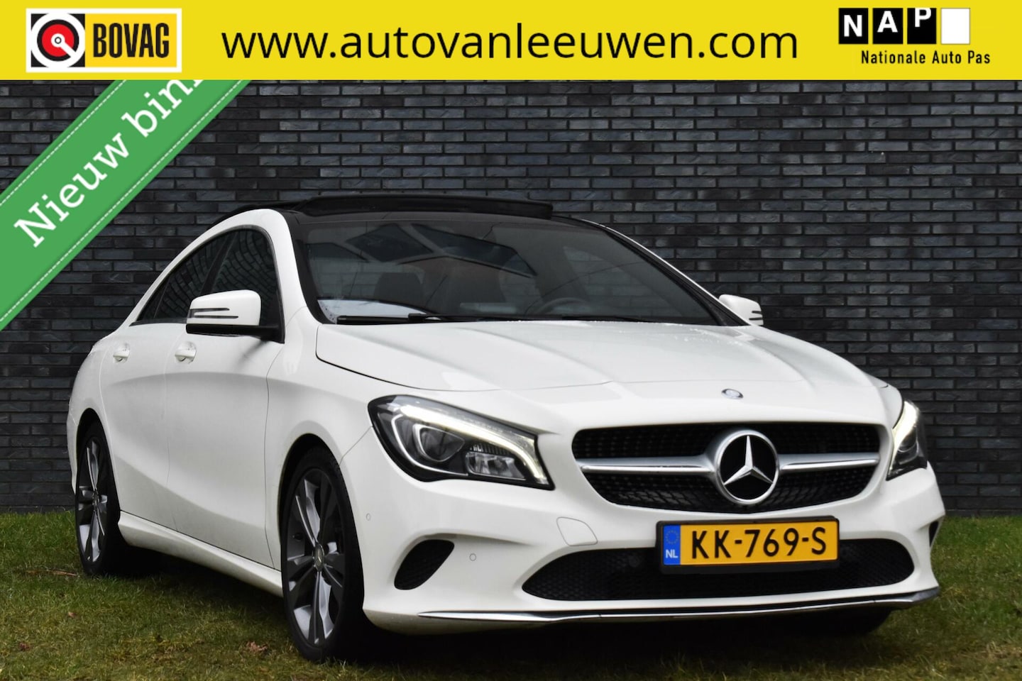 Mercedes-Benz CLA-Klasse - Turbo Night Edition Plus PANODAK/CAMERA/NAVI/CARPLAY/ETC.! - AutoWereld.nl