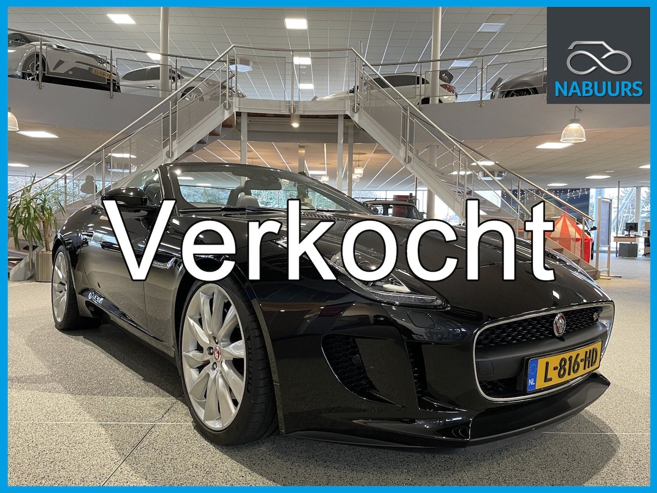 Jaguar F-type - 3.0 V6 Convertible 3.0 V6 340pk Convertible, Meridian, Camera, Navi, 20inch - AutoWereld.nl