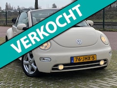 Volkswagen New Beetle Cabriolet - 2.0 85 KW | Leer | Airco + El.Kap | Incl.nieuwe APK