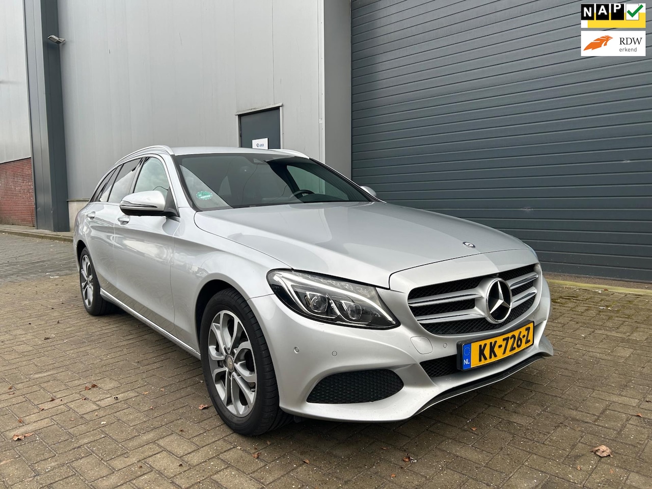 Mercedes-Benz C-klasse Estate - 350e Lease Ed. AUT LEDER 360 - AutoWereld.nl