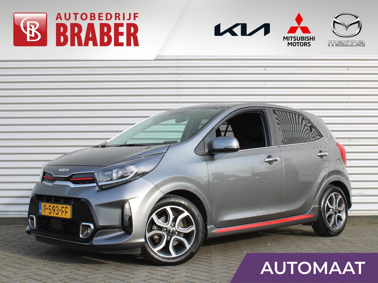 Kia Picanto - 1.0 DPi GT-Line | Automaat | Navi | Keyless | Camera | Cruise | 15" LM | - AutoWereld.nl