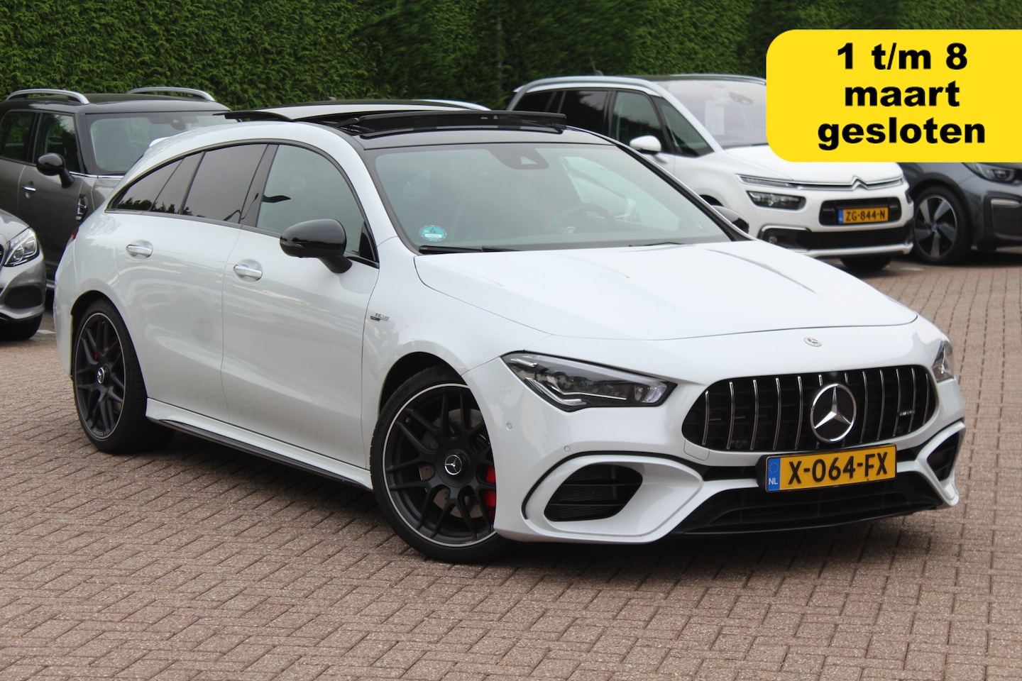 Mercedes-Benz CLA-klasse Shooting Brake - AMG 45 S 4MATIC+ Premium Plus / Panoramadak / 360Camera / Sportuitlaat / Schaalstoelen / B - AutoWereld.nl