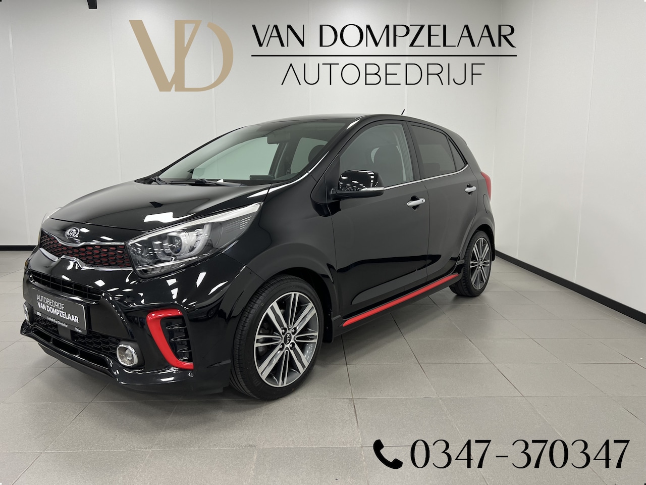 Kia Picanto - 1.2 CVVT GT-LINE / LEDER / NAVI / 12 MND. BOVAG / - AutoWereld.nl