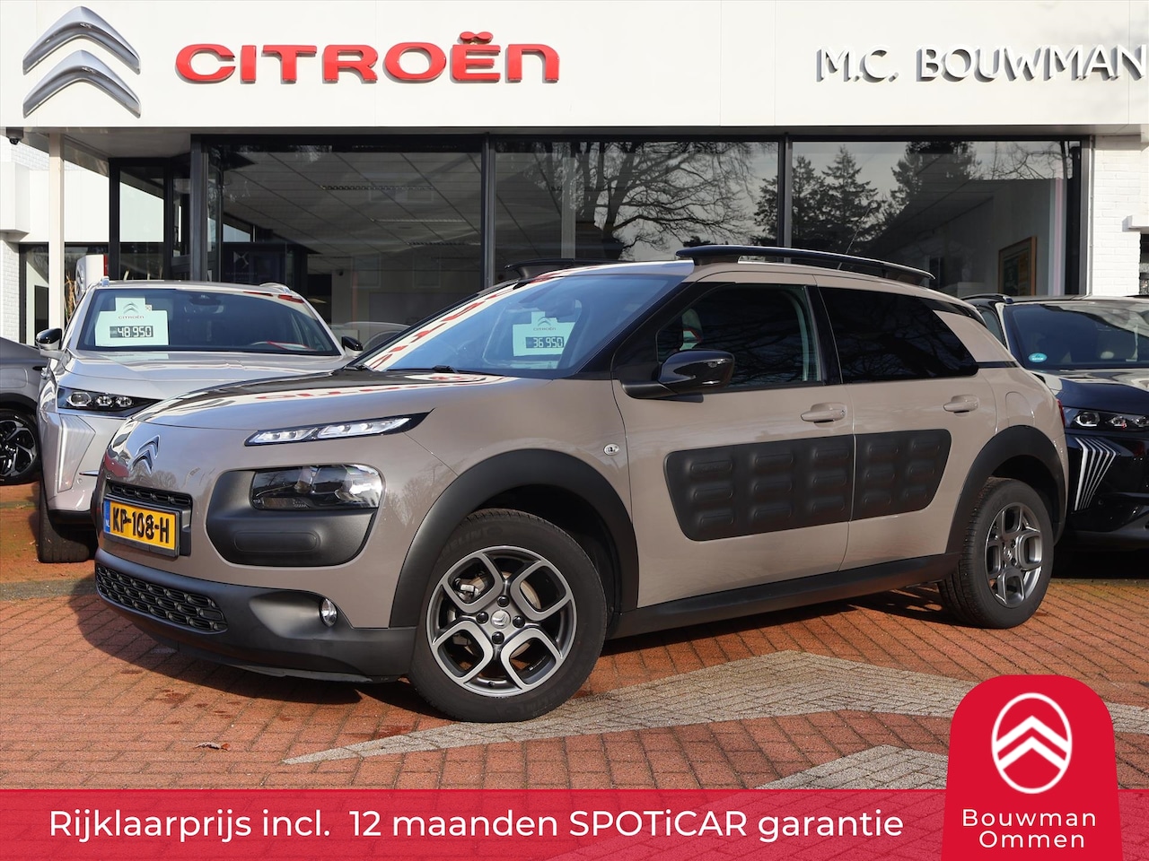 Citroën C4 Cactus - VTi 82PK Airdream ETG5 Automaat Shine, Rijklaarprijs | Camera | Navigatie | DAB+ Tuner | T - AutoWereld.nl