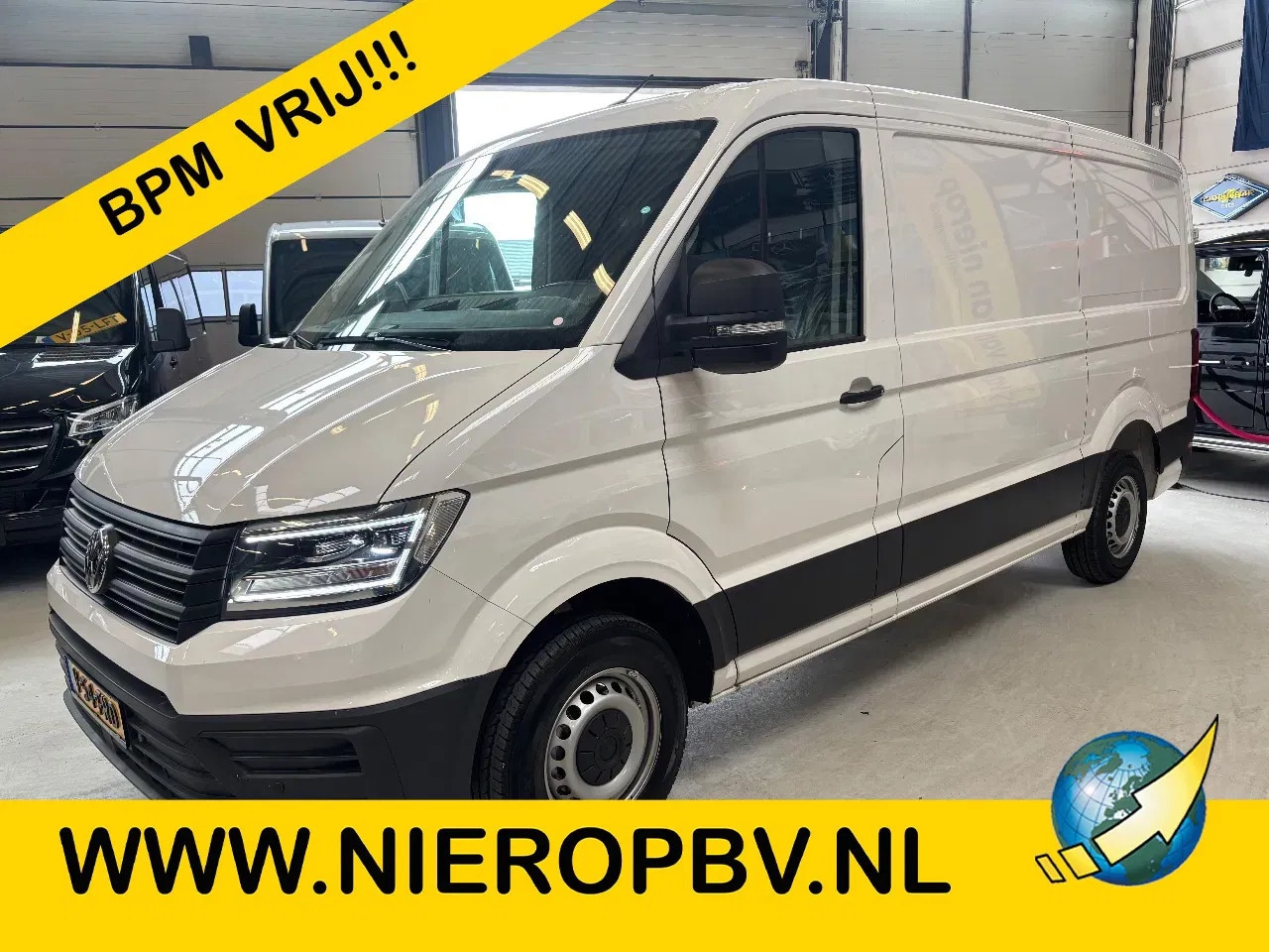 Volkswagen Crafter - 2.0TDI L3H2 ( L2H1 ) Automaat Airco Cruisecontrol 140PK NIEUW BPM VRIJ - AutoWereld.nl