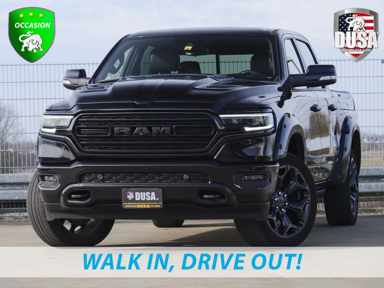 Dodge Ram 1500 - | Limited | 5.7 V8 | 4x4 | Crew Cab Pano | Flip cover | Bushwackers | Night Edition Nieuw - AutoWereld.nl