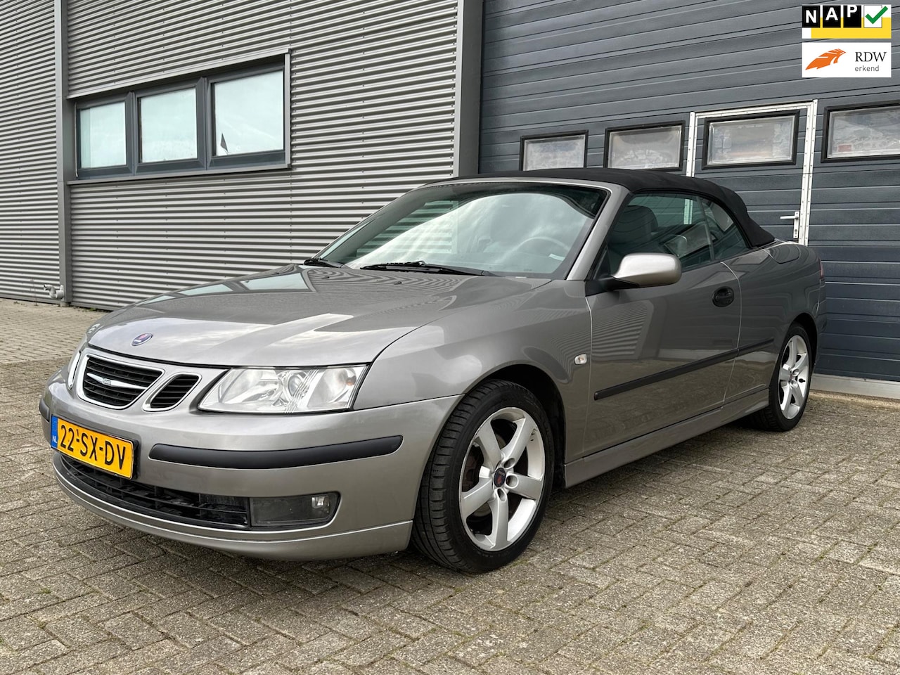 Saab 9-3 Cabrio - 1.8t Vector AUTOMAAT - PDC - DEALER ONDERHOUDEN - NWE APK! - AutoWereld.nl