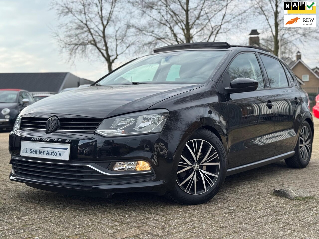 Volkswagen Polo - 1.2 TSI ALLSTAR PANORAMA DAK AIRCO CRUISE CONTROL PARKEERSENSOREN - AutoWereld.nl