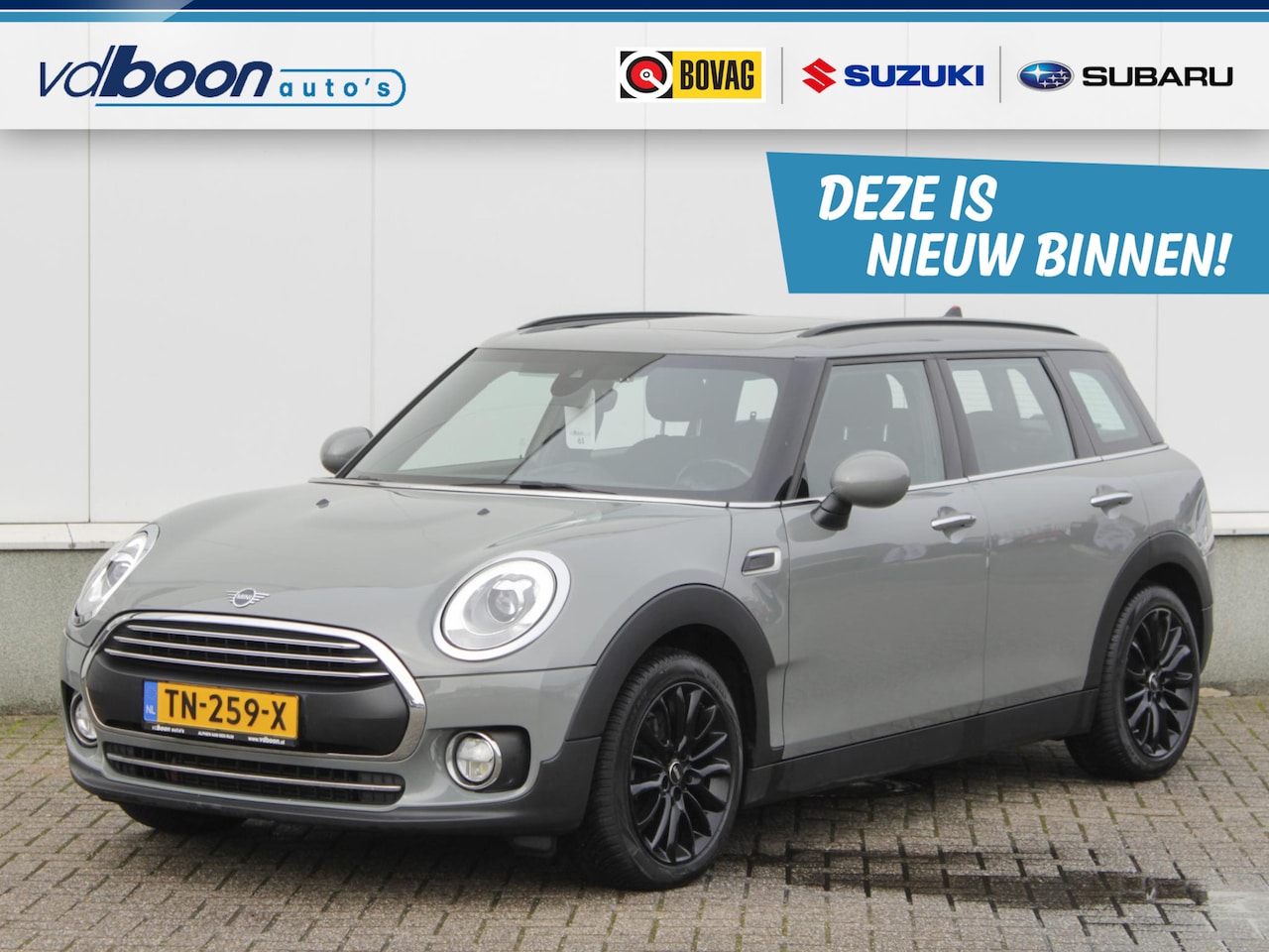 MINI Clubman - Mini 1.5 One Salt Business Automaat | Navi | Cruise | Clima | Park sens | Panodak - AutoWereld.nl