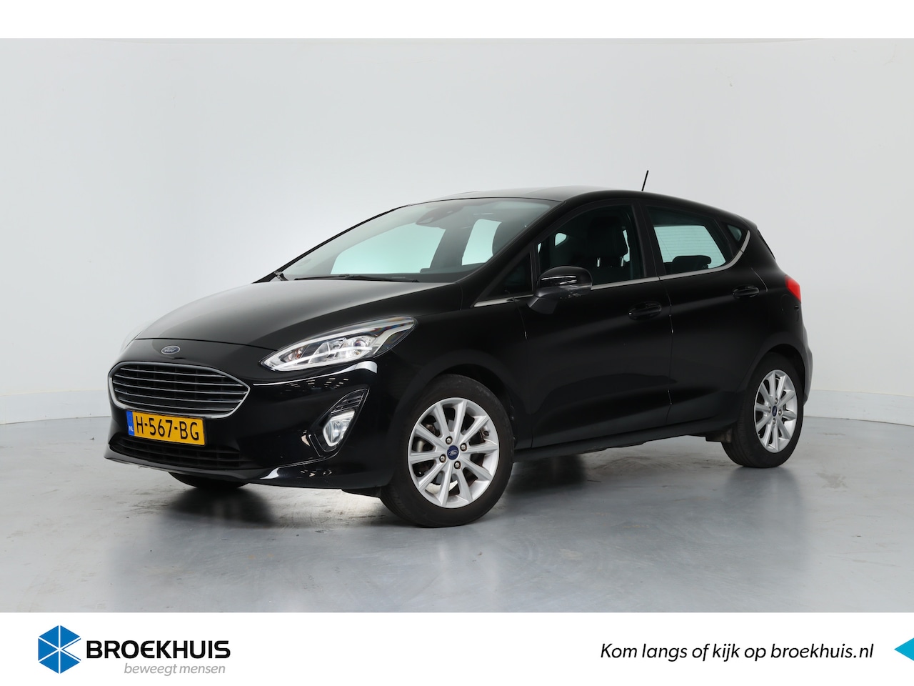 Ford Fiesta - 1.0 EcoBoost Titanium | Climate control | Cruise Control | Navi by App | Led | Parkeersens - AutoWereld.nl