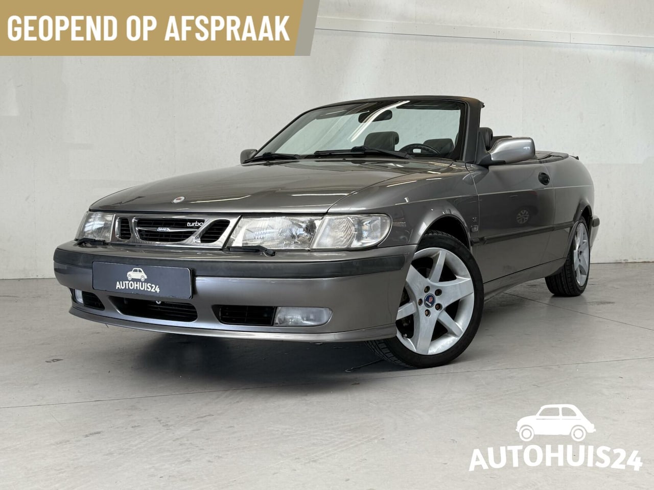 Saab 9-3 Cabrio - 2.0t SE STEEL GREY TREKHAAK CLIMA 17"LMV - AutoWereld.nl