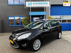 Ford Grand C-Max - 1.0 Titanium 7p 125PK|Origineel NL|Navigatie|Camera|Trekhaak|Climate|Cruise|Schuifdeuren|P