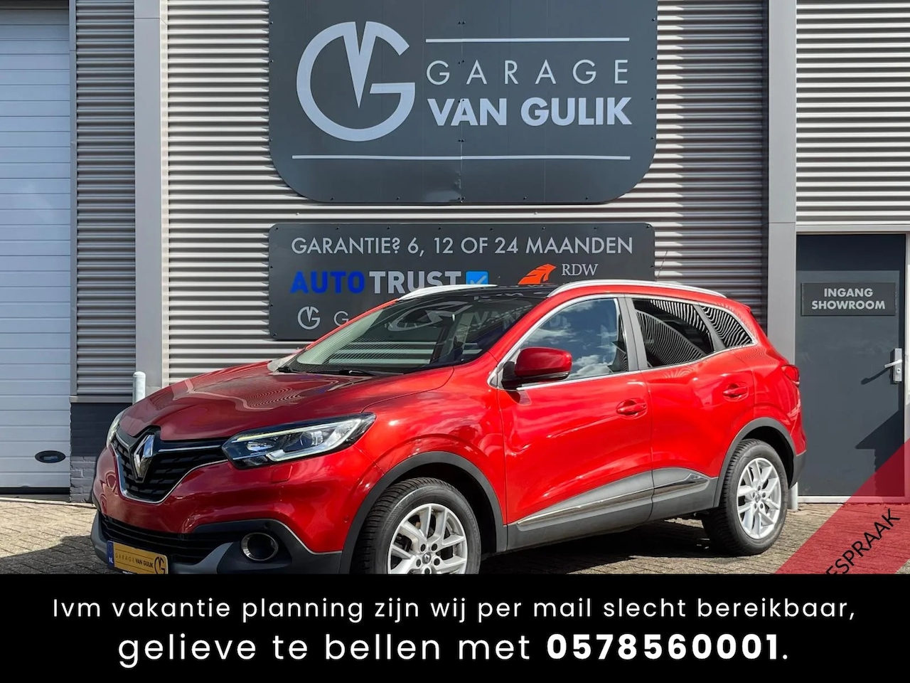 Renault Kadjar - 1.2 TCe 131PK Clima,Cruise,Panodak,Navi,Stoelverw.,Leder/Stof,KeylessGo+Entry,PdcV+A,LaneA - AutoWereld.nl