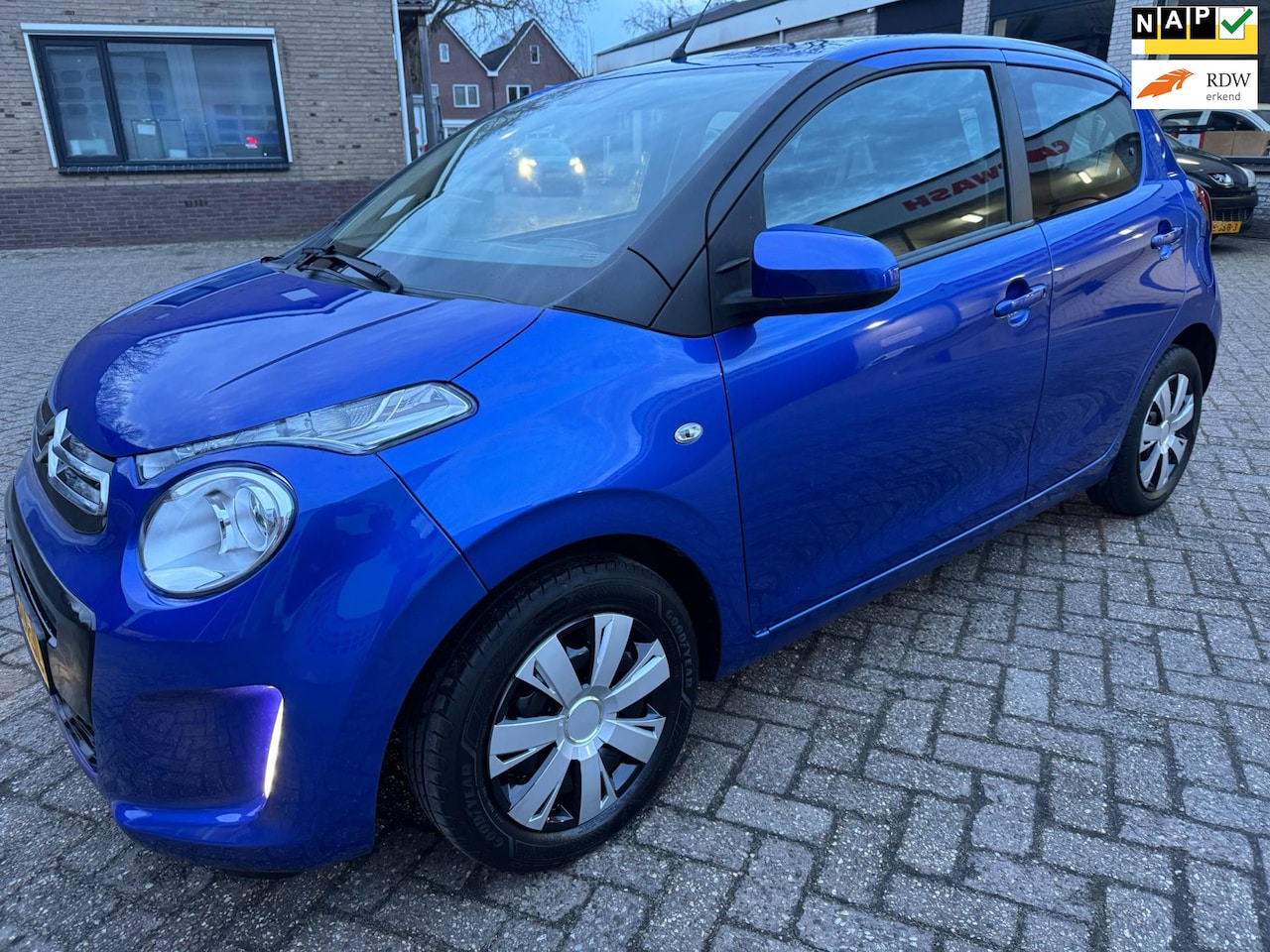 Citroën C1 - 1.0 VTi Feel AIRCO CAMERA ORG 55621 KM NAP LED USB 2 JAAR NW APK!! NETTE C1 - AutoWereld.nl