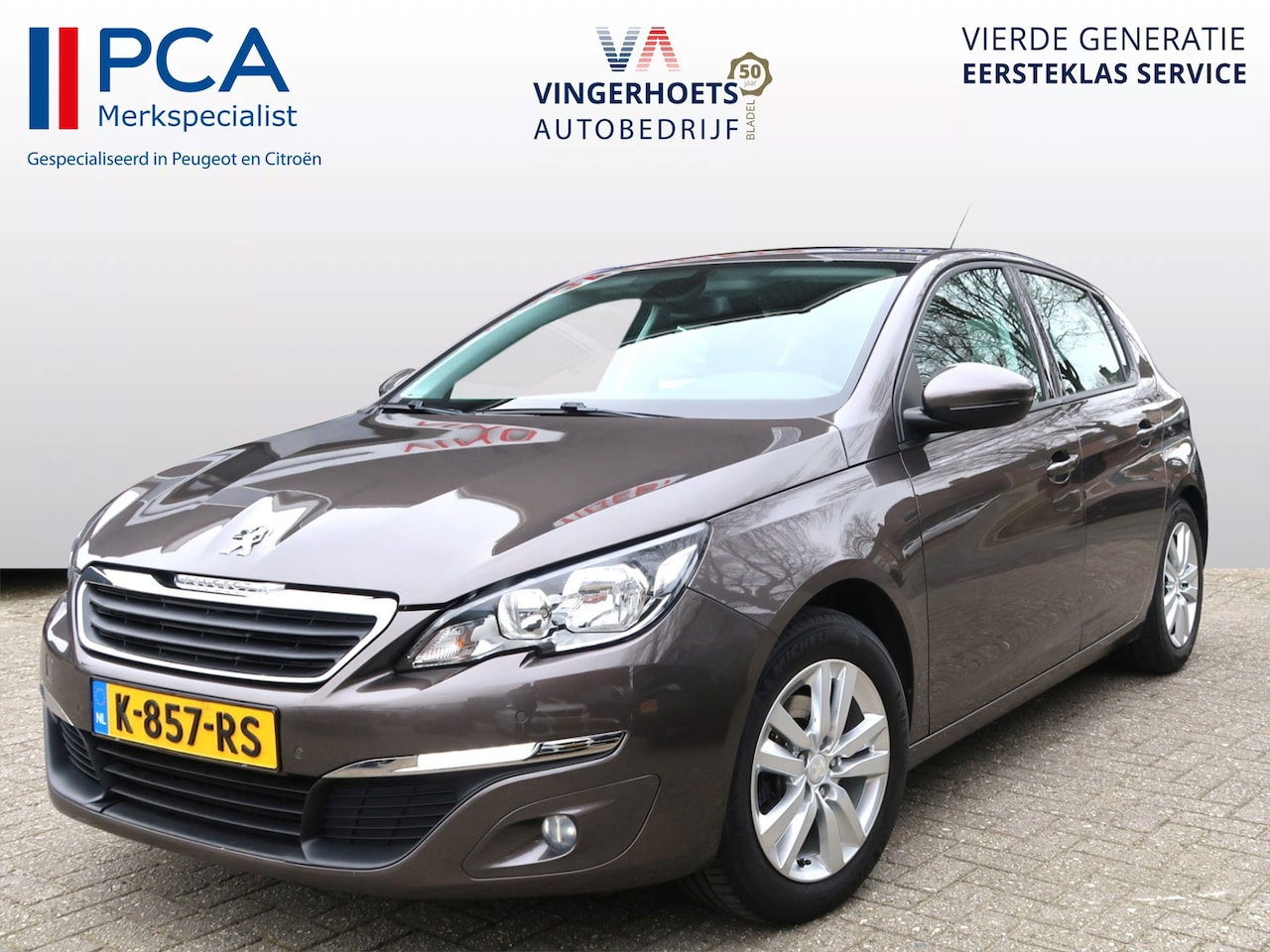 Peugeot 308 - 1.6 - 16v Benzine 125 Pk. 5-Deurs * Navigatie * Climate & Cruise Control * Parkeersensoren - AutoWereld.nl