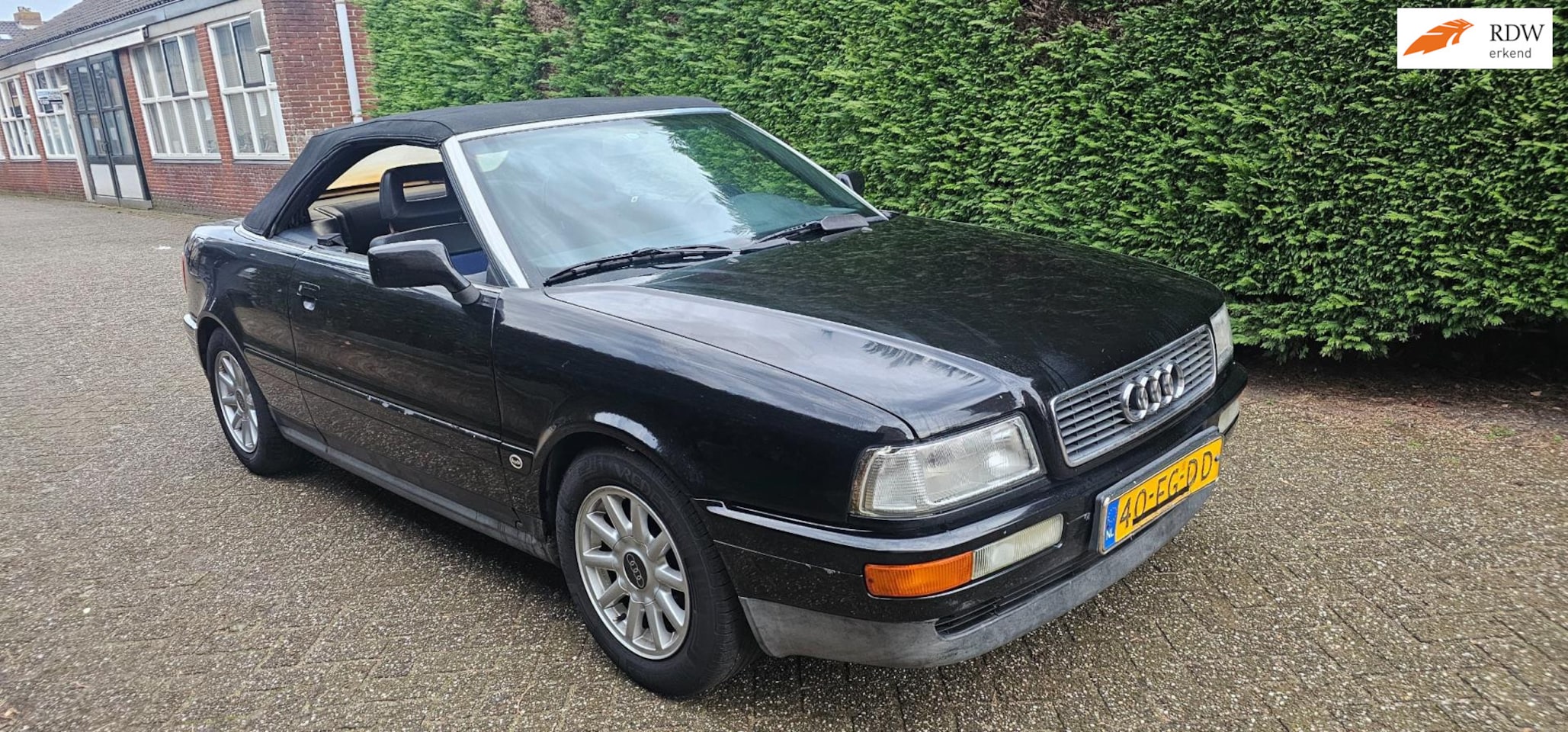 Audi Cabriolet - 2.0 stoelverw airbags velgen leer etc lage kms - AutoWereld.nl