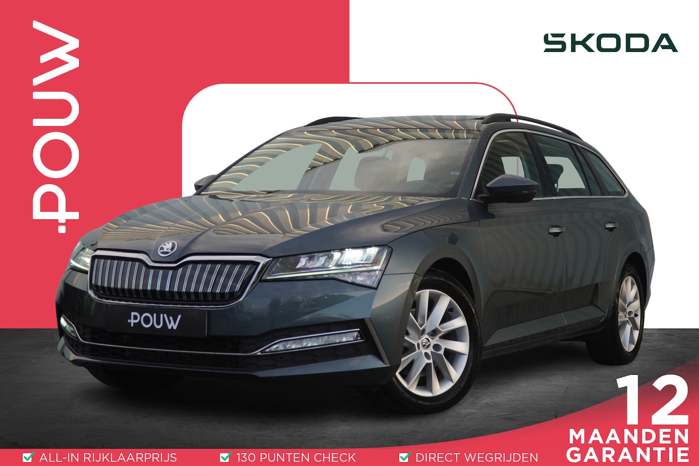 Skoda Superb Combi - 1.4 TSI iV Business Edition Plus | Trekhaak | Appconnect - AutoWereld.nl