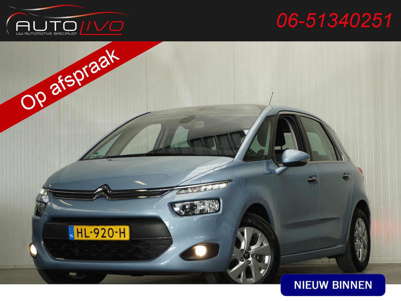 Citroën C4 Picasso - 1.6 e-THP Intensive 1e EIG! 165 PK! AUTOMAAT! NAVI CLIMA CRUISE PDC TREKHAAK etc. - AutoWereld.nl