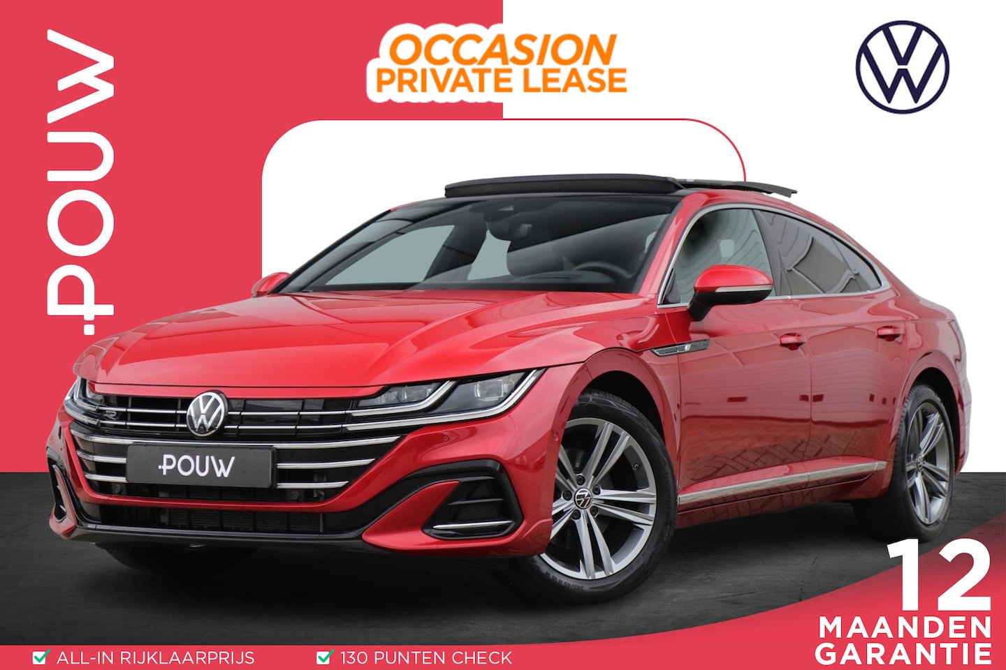 Volkswagen Arteon - 1.4 TSI 218pk eHybrid R-Line Business+ | Navigatie | Panoramadak | Trekhaak | 360 Camera - AutoWereld.nl