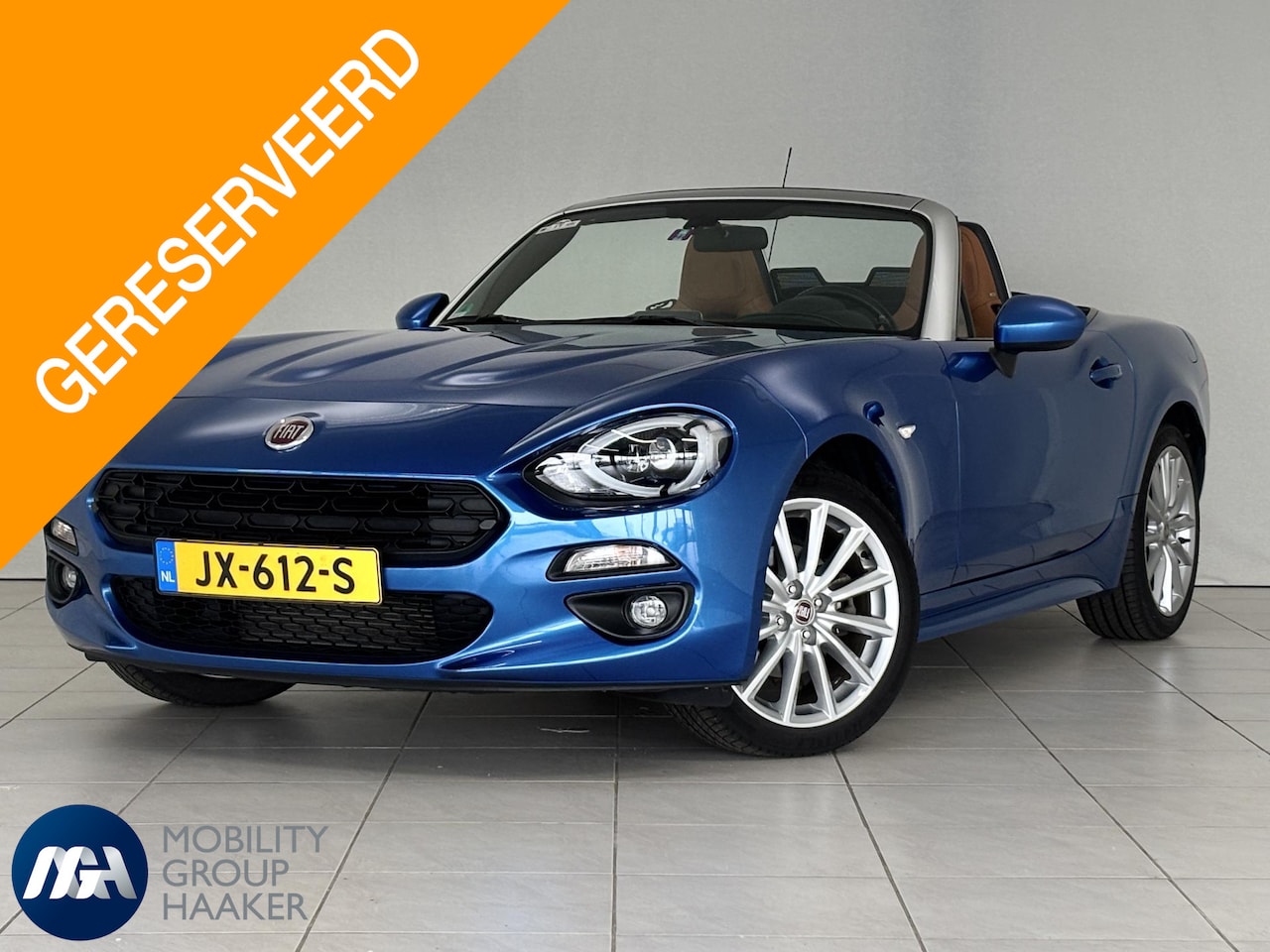 Fiat 124 Spider - 1.4 MultiAir Turbo Lusso 170PK I Navigatie I Stoelverwarming I Parkeercamera I Climate Con - AutoWereld.nl