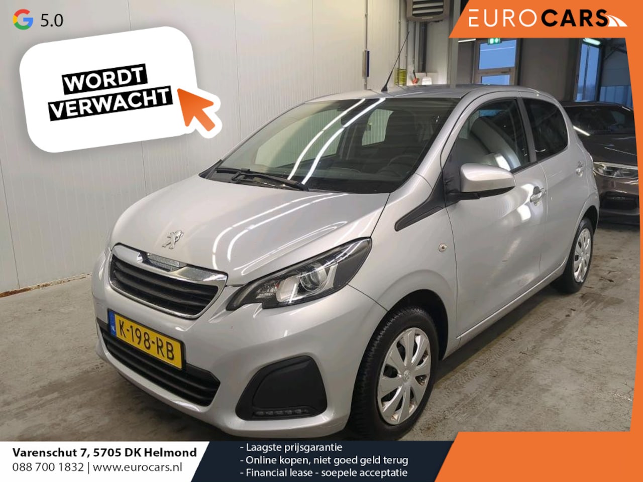 Peugeot 108 - 1.0 e-VTi Active Airco Caplay Navi Achteruitrijcamera Leder MF Stuurwiel - AutoWereld.nl