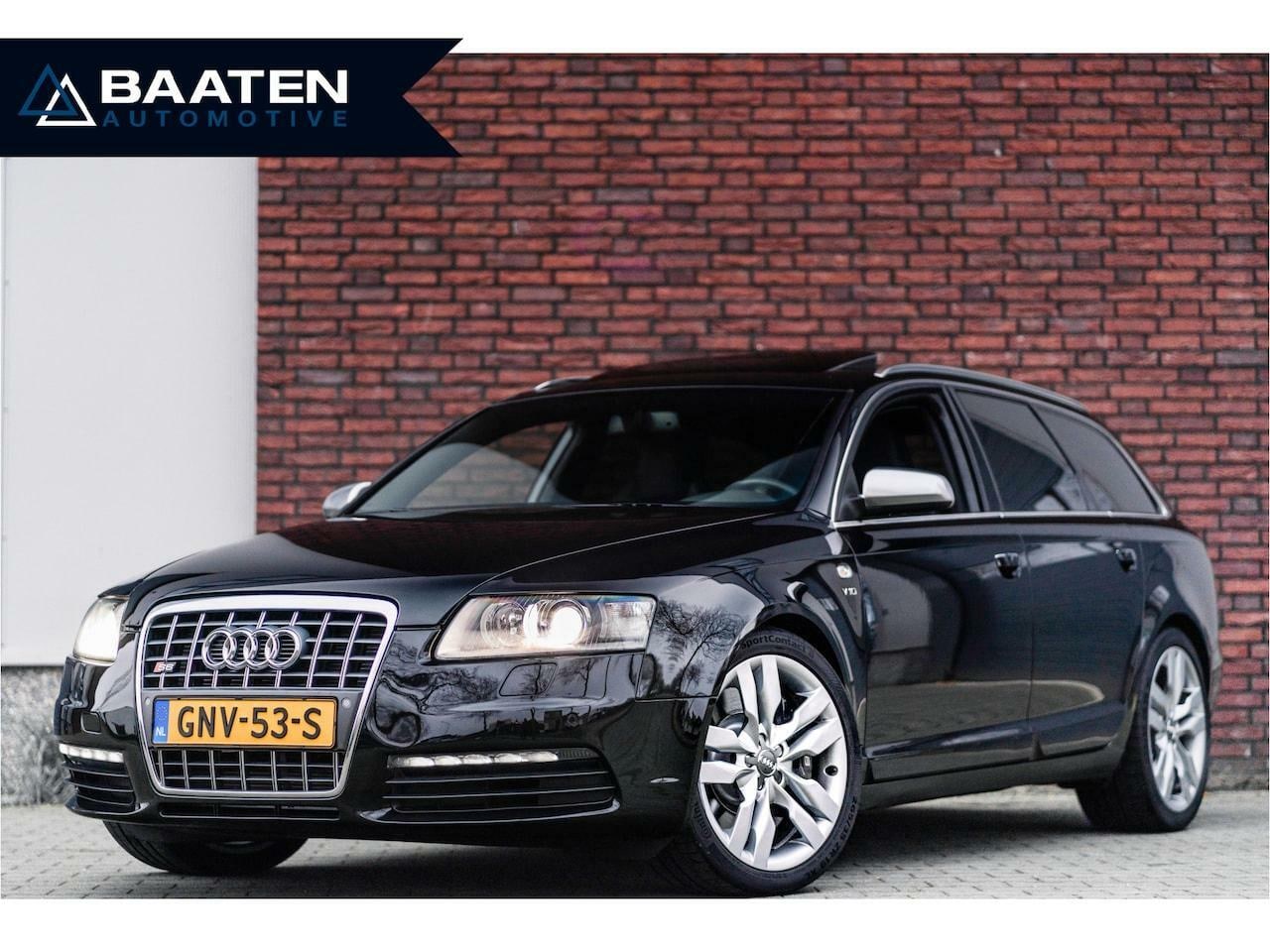 Audi S6 - Avant 5.2 FSI V10 |1e eigenaar|117.000km|Volledig gedocumenteerd|Zwart leder|Memory|Youngt - AutoWereld.nl