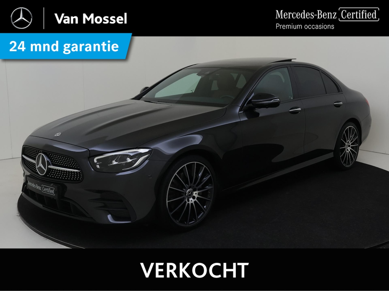 Mercedes-Benz E-klasse - 200 Business Solution AMG Premium Plus /Burmester /20 Inch /Night pakket /Memory stoelen - AutoWereld.nl