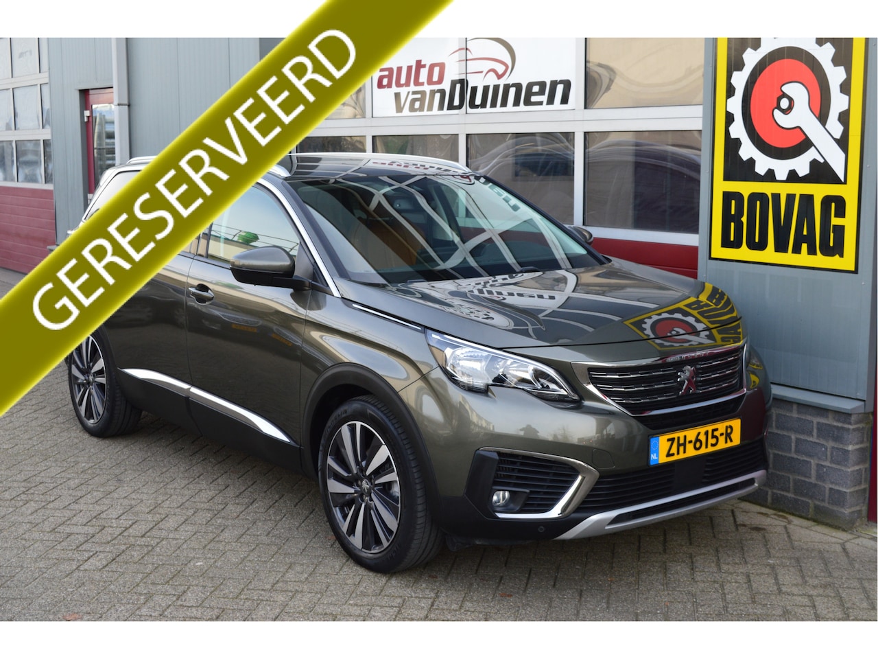 Peugeot 5008 - 1.6 PureTech Blue Lease Premium O.a: Haak, Carplay, Leder, DAB, Keyless, Stoelverw, Etc. A - AutoWereld.nl