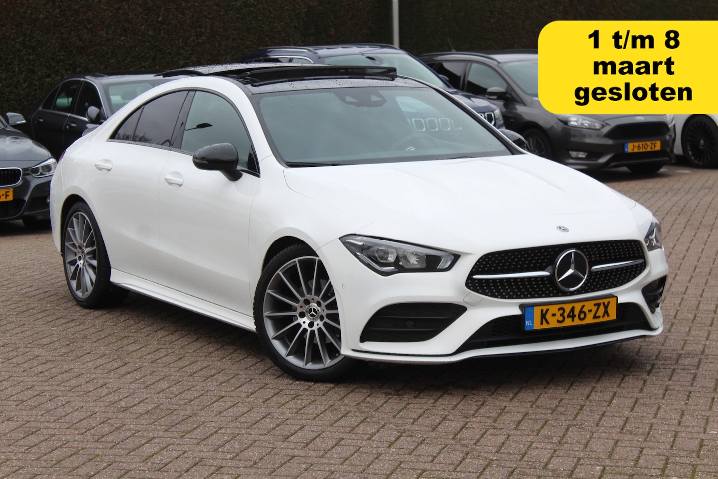 Mercedes-Benz CLA-Klasse - 180 Business Solution AMG / Panoramadak / Camera / 19'' / Sfeerverlichting / Leder&Alcanta - AutoWereld.nl