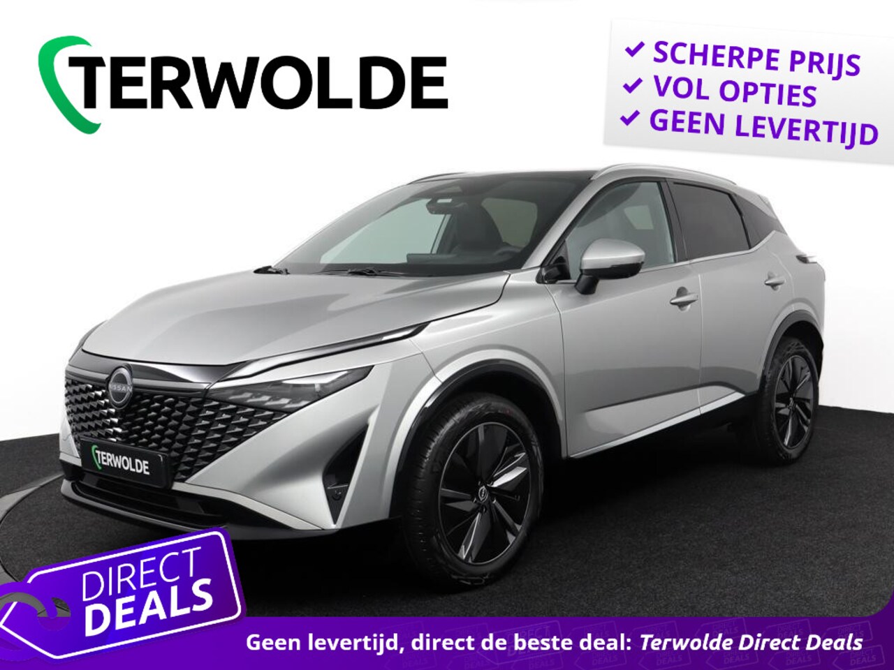 Nissan Qashqai - 1.3 MHEV Xtronic Tekna | €8.250,- korting! | Cold-Pack | Glazen panorama dak | Automaat | - AutoWereld.nl