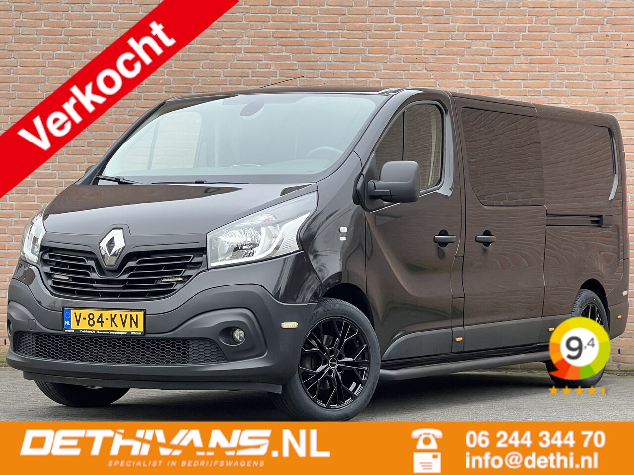 Renault Trafic - 1.6dCi 125PK Dubbelcabine Lang / Navigatie / Camera / Euro6 - AutoWereld.nl